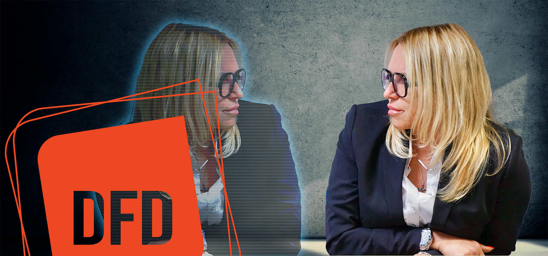 Andrea von DFD, ein Experte für die Zukunft des Retailgeschäfts, präsentiert die Vision von nahtloser Omnichannel-Verknüpfung. DFD, Ihr Partner für den Einzelhandel der Zukunft.